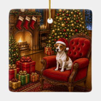 Jack Russell Terrier Keramikornament
