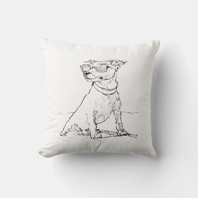 Jack Russell Terrier  Kissen (Vorderseite)