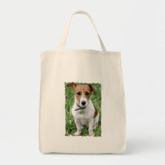 Jack-Russell-Terrier-Lebensmittelgeschäft-Tasche Tragetasche