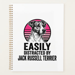 Jack Russell Terrier Leicht Ablenkbar Vintage T-Sh Planer