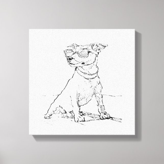 Jack Russell Terrier  Leinwanddruck (Vorderseite)