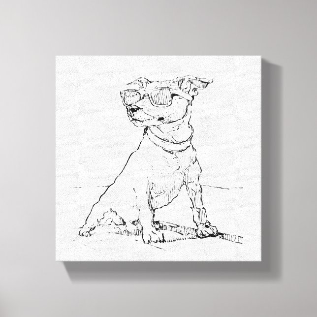 Jack Russell Terrier  Leinwanddruck (Vorderseite)