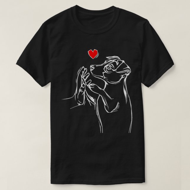 Jack Russell Terrier Liebe Niedlich Hunde Mama Fun T-Shirt (Design vorne)