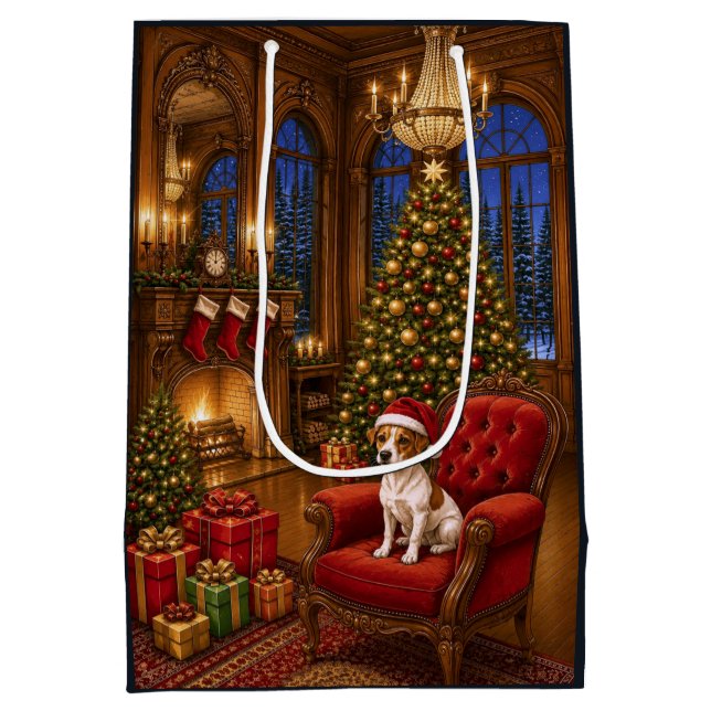 Jack Russell Terrier  Mittlere Geschenktüte (Rückseite)