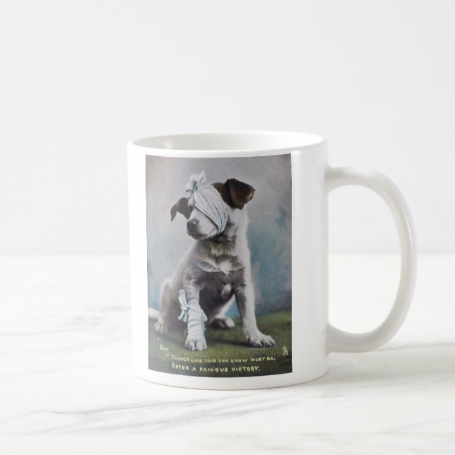 Jack-Russell-Terrier nach einem Kampf Kaffeetasse (Rechts)