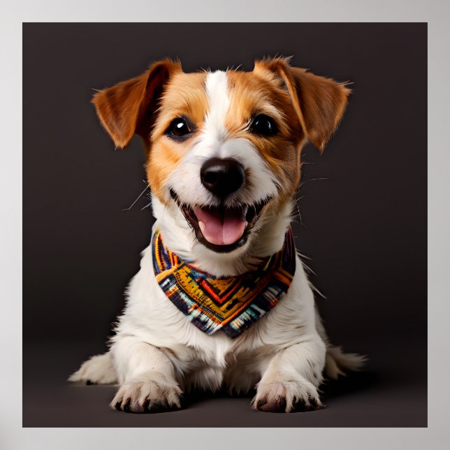 Jack Russell Terrier Nationalismus Poster (Vorne)