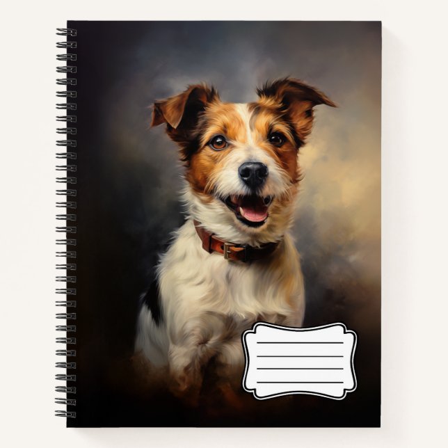 Jack Russell Terrier Notizbuch (Vorderseite)