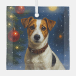 Jack Russell Terrier Ornament Aus Glas