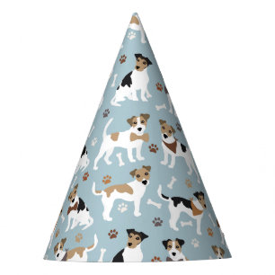 Jack Russell Terrier Paws and Bones Partyhütchen