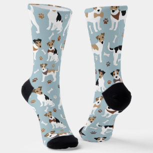 Jack Russell Terrier Paws and Bones Socken