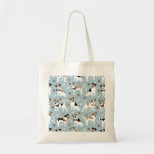 Jack Russell Terrier Paws and Bones Tragetasche