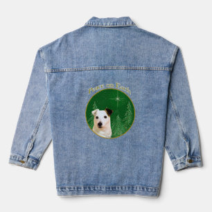 Jack Russell Terrier Peace Jeansjacke