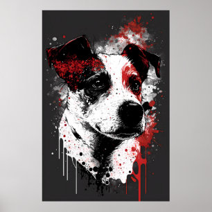 Jack Russell Terrier Portrait Poster