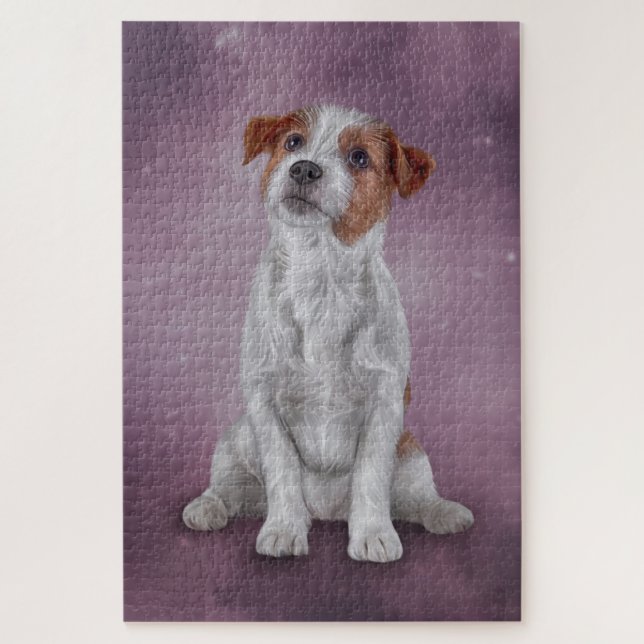 Jack-Russell-Terrier Puzzle (Vertikal)