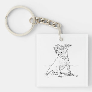 Jack Russell Terrier Schlüsselanhänger