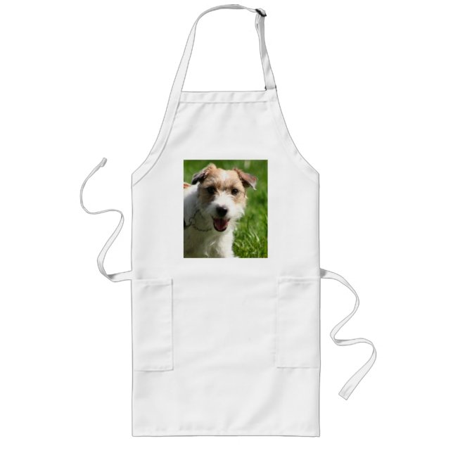 Jack-Russell-Terrier-Schürze Lange Schürze (Vorne)