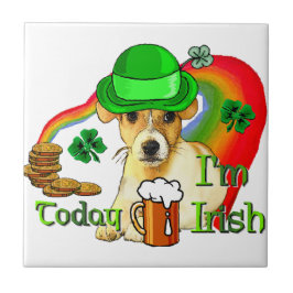 Jack Russell Terrier St Patricks Fliese