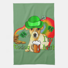 Jack Russell Terrier St Patricks Geschirrtuch