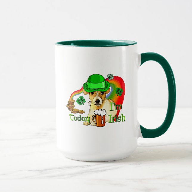 Jack Russell Terrier St Patricks Tasse (Rechts)