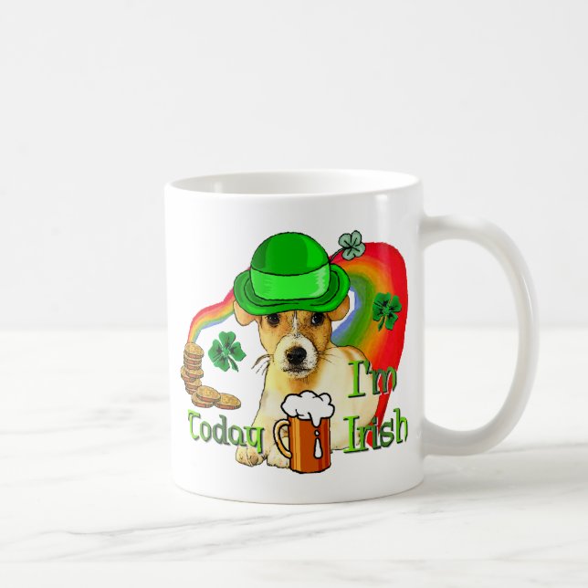 Jack Russell Terrier St Patricks Tasse (Rechts)