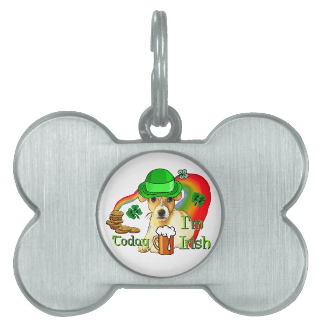 Jack Russell Terrier St Patricks Tiermarke (Vorderseite)