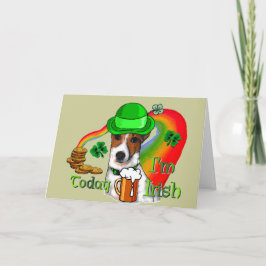 Jack Russell Terrier St Pats Karte