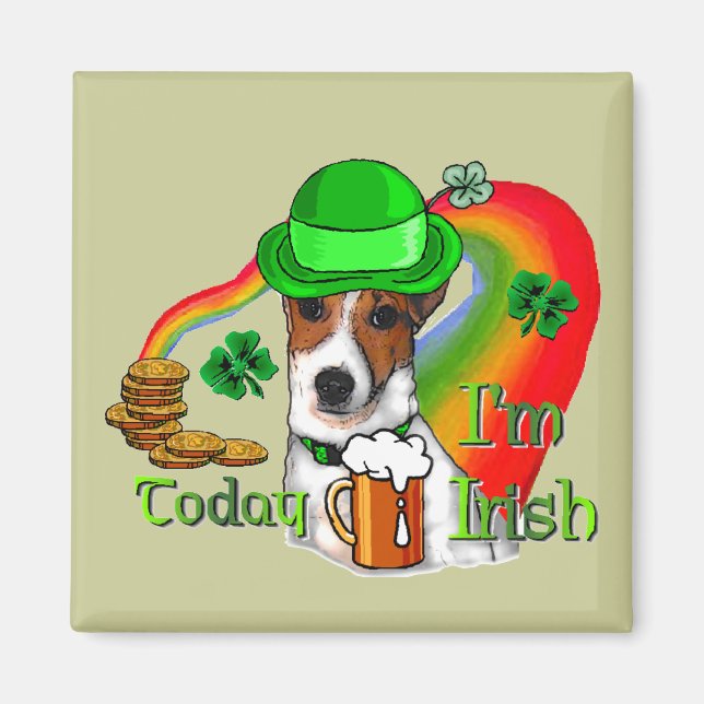 Jack Russell Terrier St Pats Magnet (Vorne)