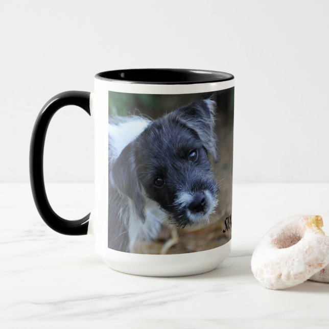 Jack-Russell-Terrier-Tasse durch Janz Tasse (Mit Donut)