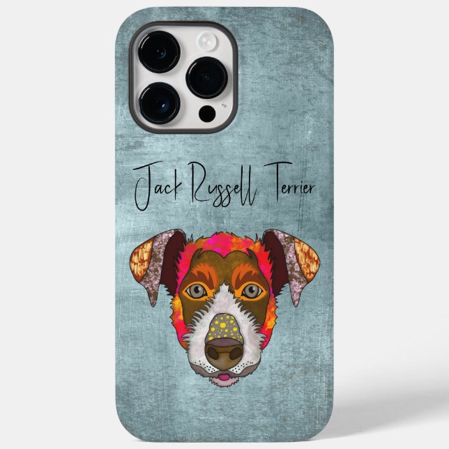 Jack Russell Terrier Ugly Face Case-Mate iPhone Hülle (Rückseite)