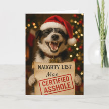 Jack Russell Terrier Unartigkeitsliste Weihnachtsk