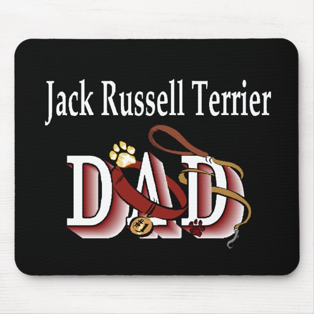 Jack Russell Terrier Vater Geschenke Mousepad (Vorne)