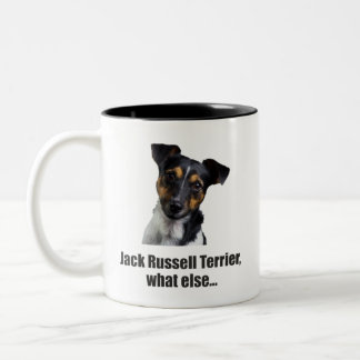 Jack Russell Terrier, was sonst... Zweifarbige Tasse