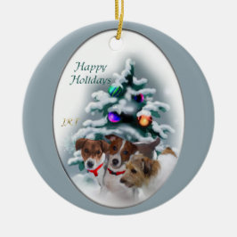 Jack Russell Terrier Weihnachtsgeschenke Ornamente