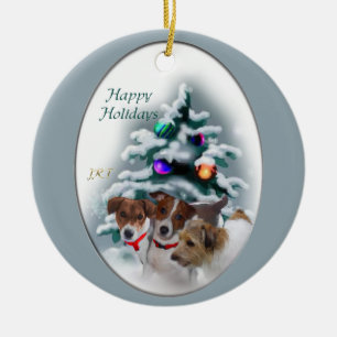 Jack Russell Terrier Weihnachtsgeschenke Ornamente