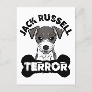 Jack Russell Terror Funny Parsons Terrier Dog Postkarte