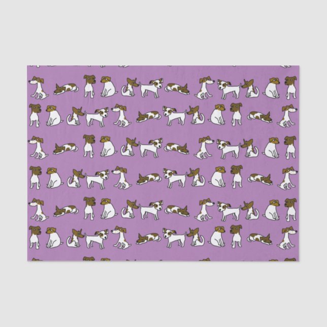 Jack Russell Tissue Paper Seidenpapier (Vorderseite)