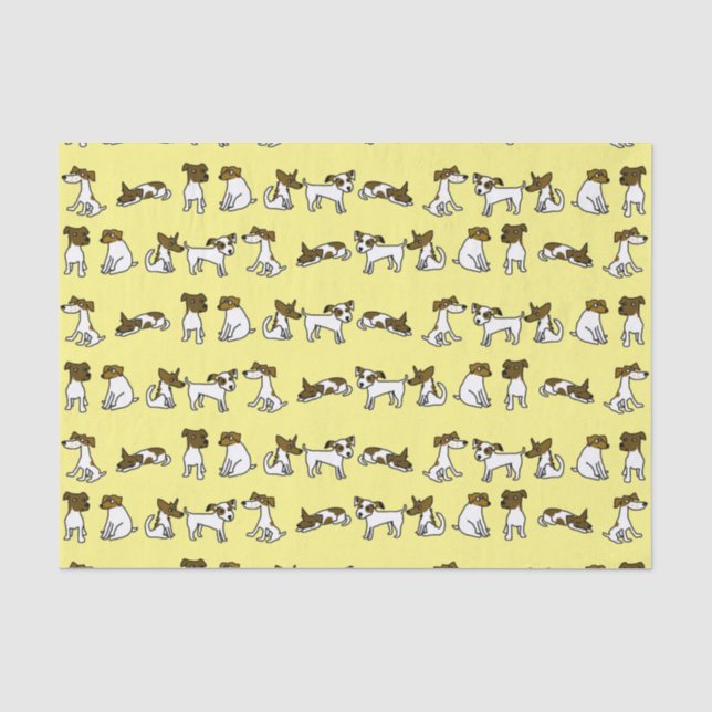 Jack Russell Tissue Paper Seidenpapier (Vorderseite)