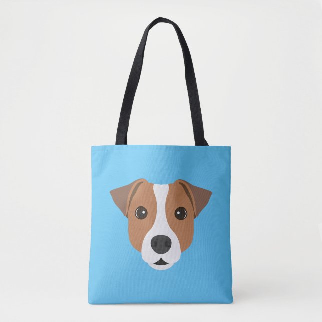 Jack Russell Tote Bag (Vorderseite)