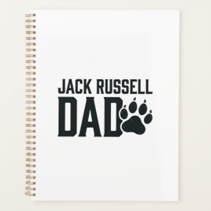 Jack Russell Vater Vintage Pfotenabdruck-Shirt-Des Planer