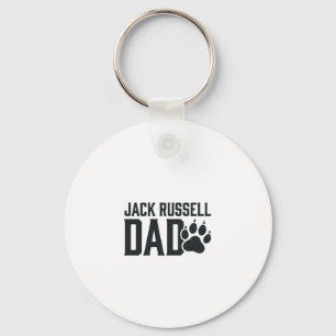 Jack Russell Vater Vintage Pfotenabdruck-Shirt Des Schlüsselanhänger