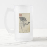 Jack Russell Vintag Postcard