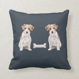 Jack Russell Vs Jack Russell (Wire Haired) Kissen