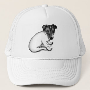 Jack Russell Welpe 10 Wochen alt Truckerkappe