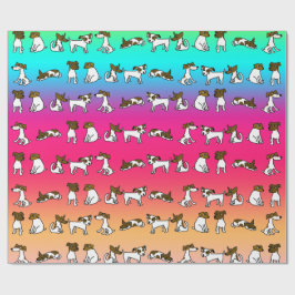 Jack Russell Wrapping Paper Geschenkpapier