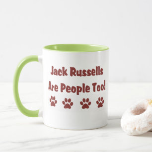 Jack Russells sind Menschen zu Tasse