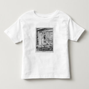 Jack schnitzt seinen Namen auf einem Strahl im Kleinkind T-shirt