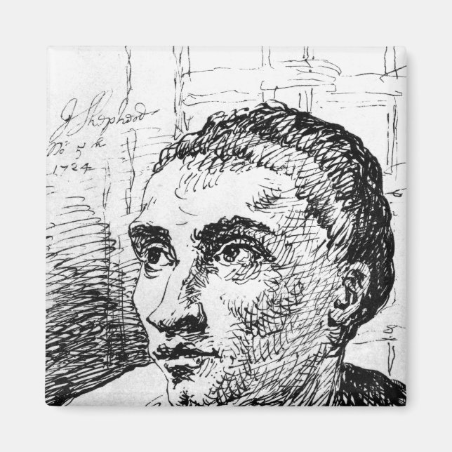 Jack Sheppard, 1724 Magnet (Vorne)