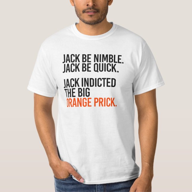 Jack Smith: Jack muss immitierbar sein T-Shirt (Vorderseite)