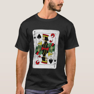 Jack Spades Playing Cards Halloween-Party Kostüm T-Shirt