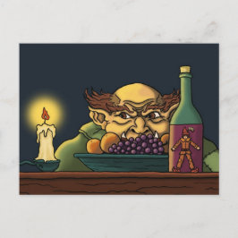 Jack u. die riesige Fairytalepostkarte Postkarte